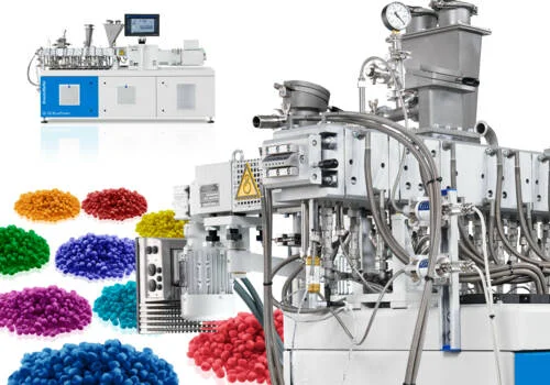 Color compound at the press of a button