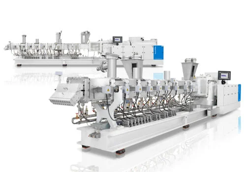Four new high-performance ZE BluePower compounding extruders for maximum output rates